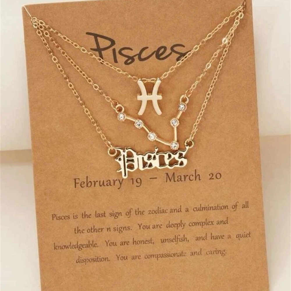 Pisces necklace set